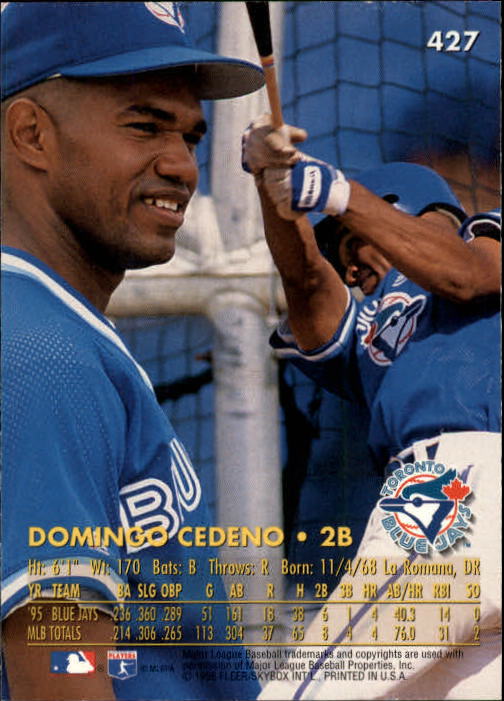 1996 Ultra (Fleer) Baseball "Main Set" Cards #401 to #600 - Picture 53 of 389