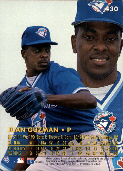 1996 Ultra (Fleer) Baseball "Main Set" Cards #401 to #600 - Picture 59 of 389