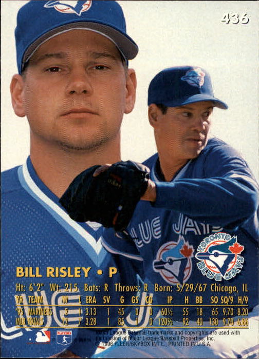 1996 Ultra (Fleer) Baseball "Main Set" Cards #401 to #600 - Picture 71 of 389