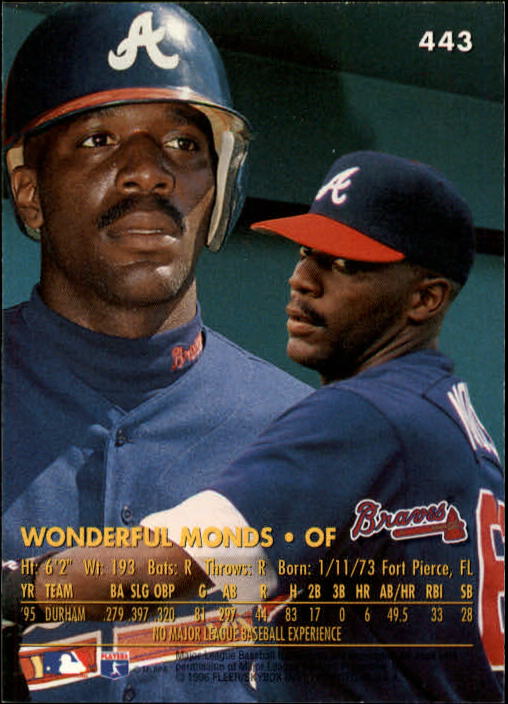1996 Ultra (Fleer) Baseball "Main Set" Cards #401 to #600 - Picture 85 of 389