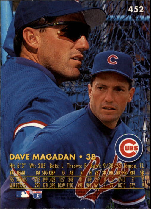 1996 Ultra (Fleer) Baseball "Main Set" Cards #401 to #600 - Picture 103 of 389