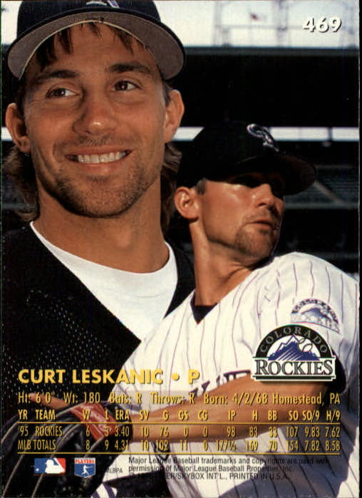 1996 Ultra (Fleer) Baseball "Main Set" Cards #401 to #600 - Picture 135 of 389
