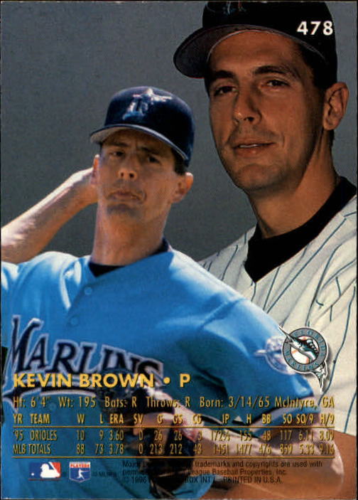 1996 Ultra (Fleer) Baseball "Main Set" Cards #401 to #600 - Picture 153 of 389