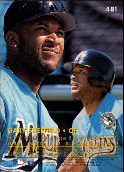 1996 Ultra (Fleer) Baseball "Main Set" Cards #401 to #600 - Picture 159 of 389