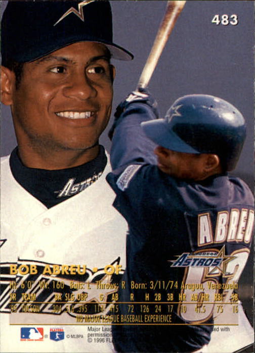 1996 Ultra (Fleer) Baseball "Main Set" Cards #401 to #600 - Picture 163 of 389