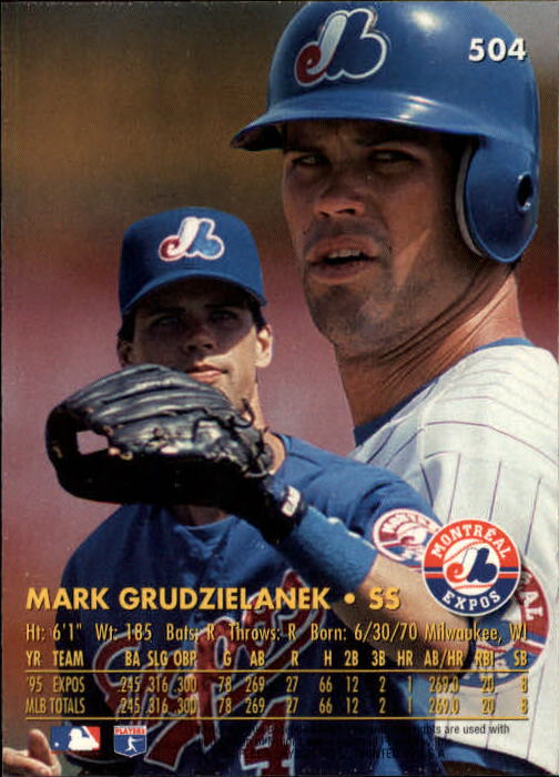 1996 Ultra (Fleer) Baseball "Main Set" Cards #401 to #600 - Picture 205 of 389