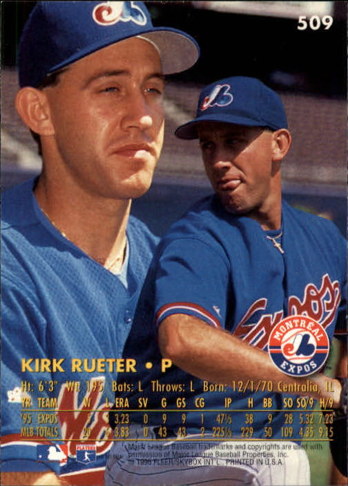 1996 Ultra (Fleer) Baseball "Main Set" Cards #401 to #600 - Picture 215 of 389