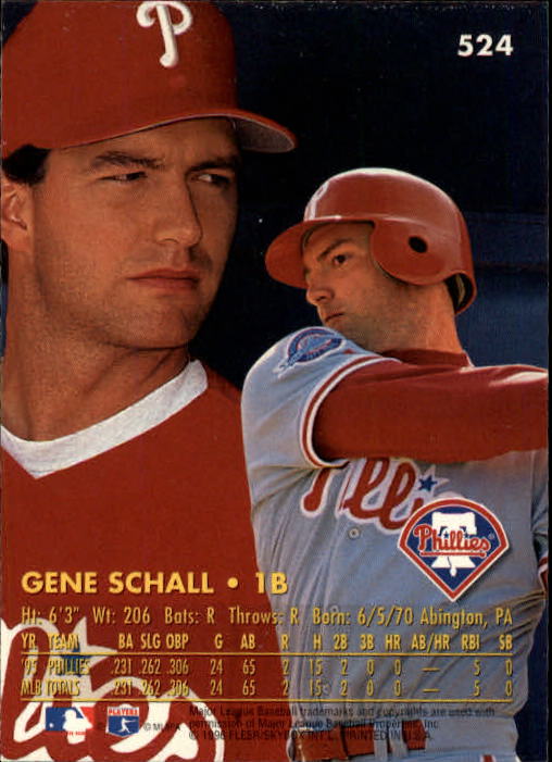 1996 Ultra (Fleer) Baseball "Main Set" Cards #401 to #600 - Picture 245 of 389
