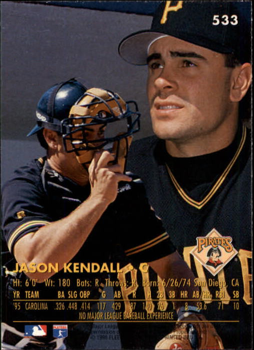 1996 Ultra (Fleer) Baseball "Main Set" Cards #401 to #600 - Picture 261 of 389