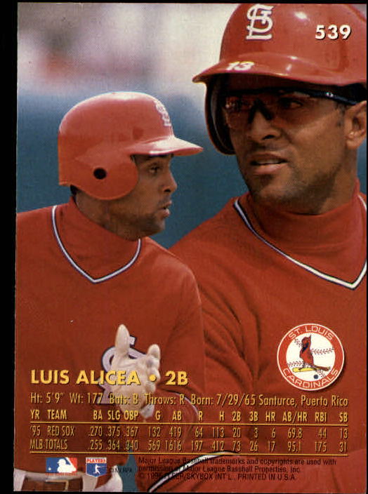 1996 Ultra (Fleer) Baseball "Main Set" Cards #401 to #600 - Picture 269 of 389
