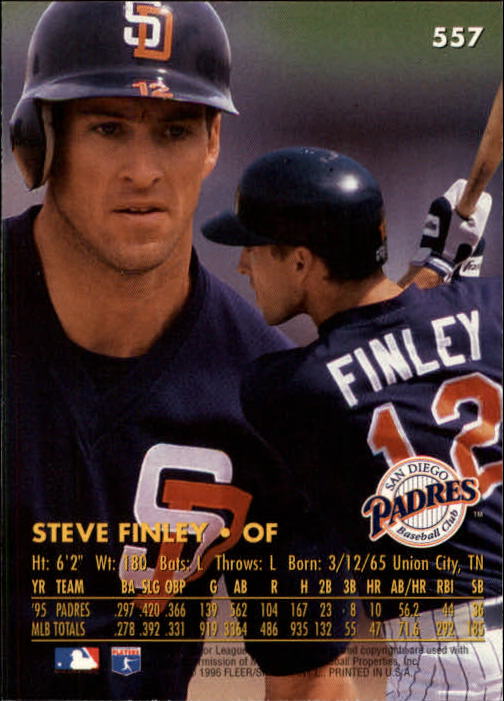 1996 Ultra (Fleer) Baseball "Main Set" Cards #401 to #600 - Picture 305 of 389