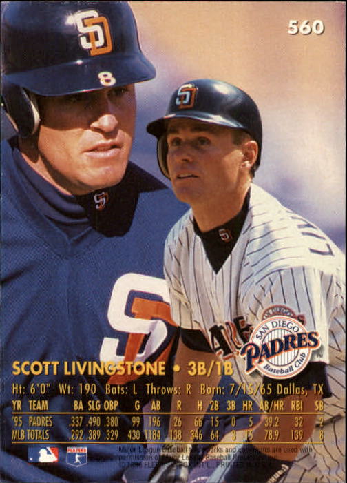 1996 Ultra (Fleer) Baseball "Main Set" Cards #401 to #600 - Picture 311 of 389
