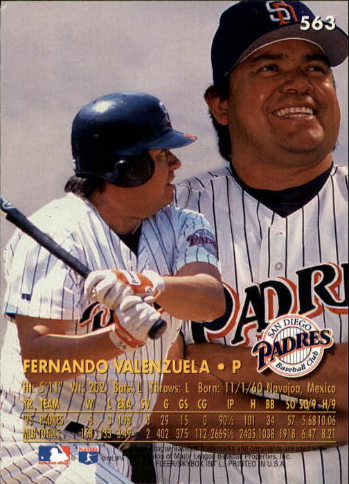 1996 Ultra (Fleer) Baseball "Main Set" Cards #401 to #600 - Picture 317 of 389