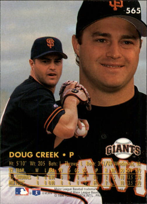 1996 Ultra (Fleer) Baseball "Main Set" Cards #401 to #600 - Picture 321 of 389
