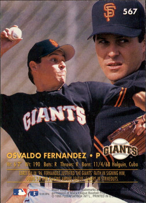 1996 Ultra (Fleer) Baseball "Main Set" Cards #401 to #600 - Picture 325 of 389