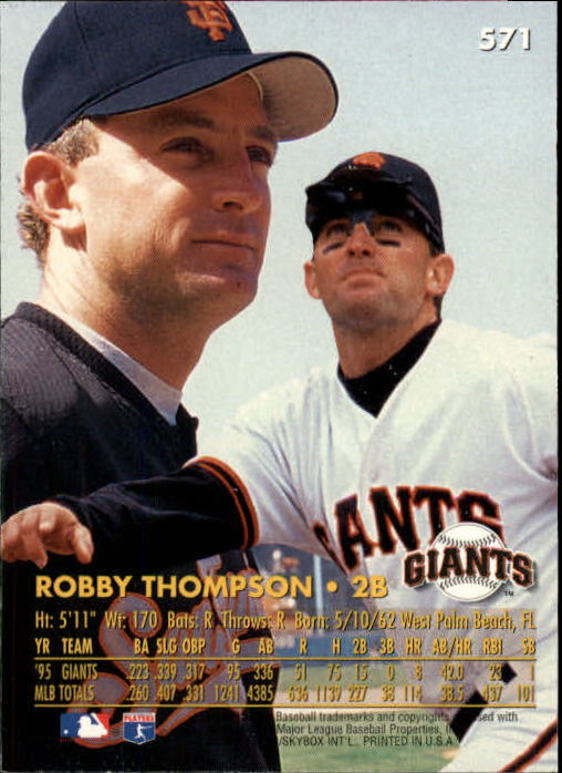 1996 Ultra (Fleer) Baseball "Main Set" Cards #401 to #600 - Picture 331 of 389