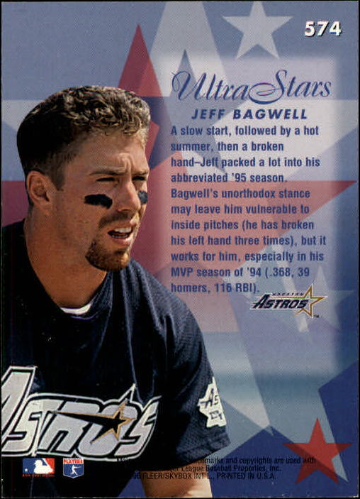 1996 Ultra (Fleer) Baseball "Main Set" Cards #401 to #600 - Picture 337 of 389