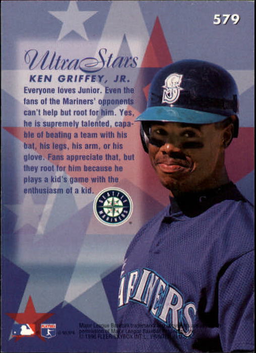 1996 Ultra (Fleer) Baseball "Main Set" Cards #401 to #600 - Picture 347 of 389