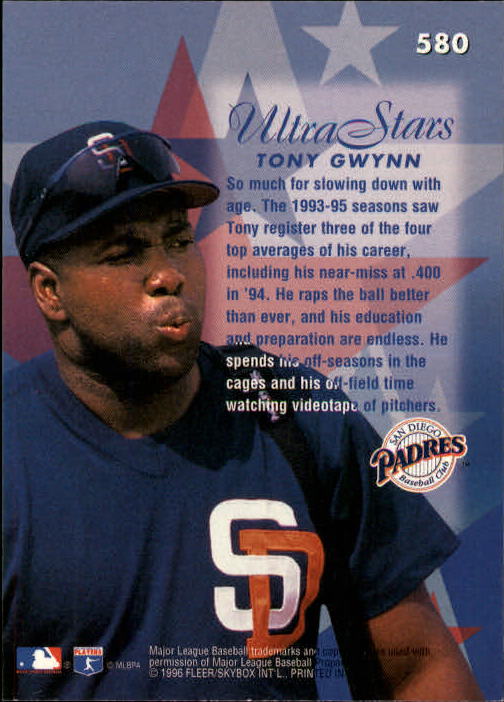 1996 Ultra (Fleer) Baseball "Main Set" Cards #401 to #600 - Picture 349 of 389