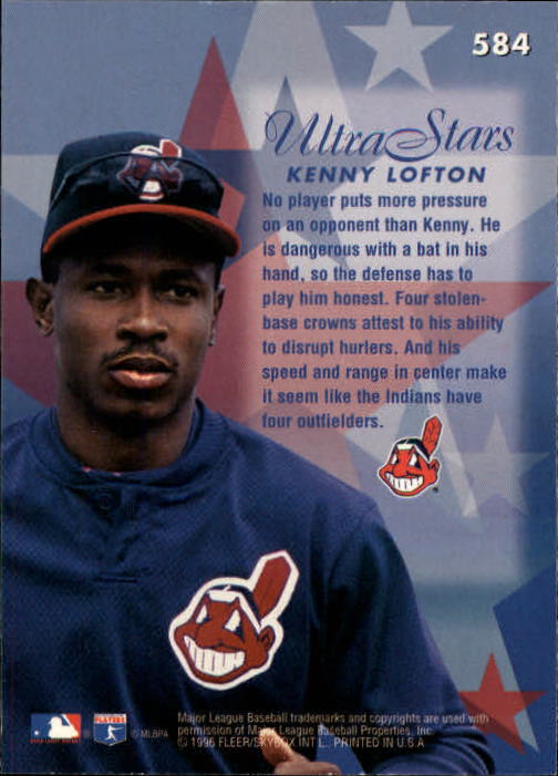 1996 Ultra (Fleer) Baseball "Main Set" Cards #401 to #600 - Picture 357 of 389