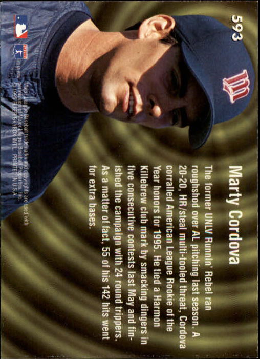 1996 Ultra (Fleer) Baseball "Main Set" Cards #401 to #600 - Picture 375 of 389