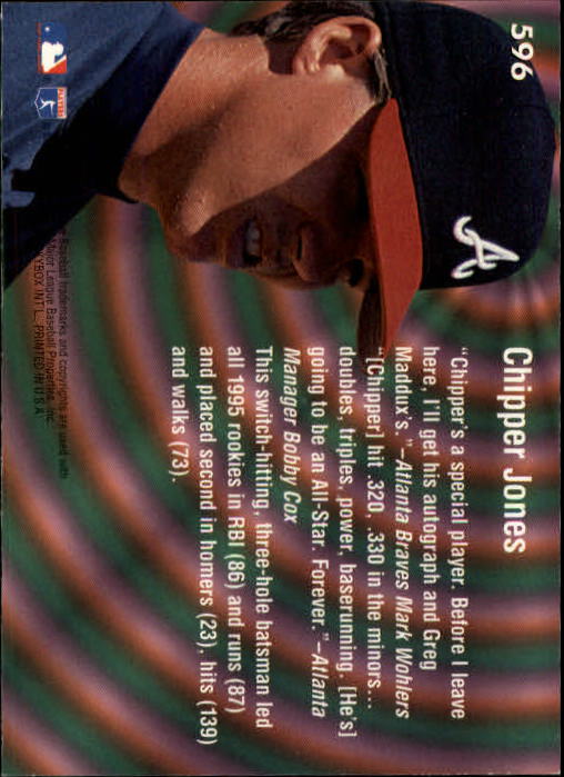 1996 Ultra (Fleer) Baseball "Main Set" Cards #401 to #600 - Picture 381 of 389