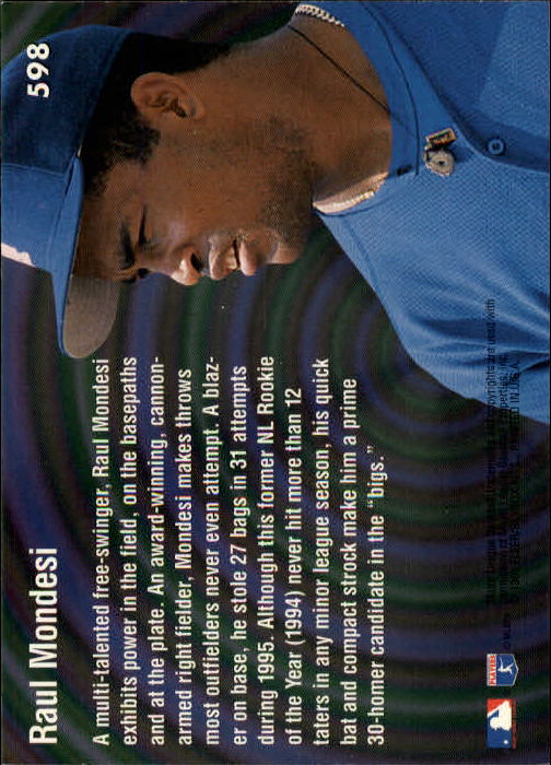1996 Ultra (Fleer) Baseball "Main Set" Cards #401 to #600 - Picture 385 of 389