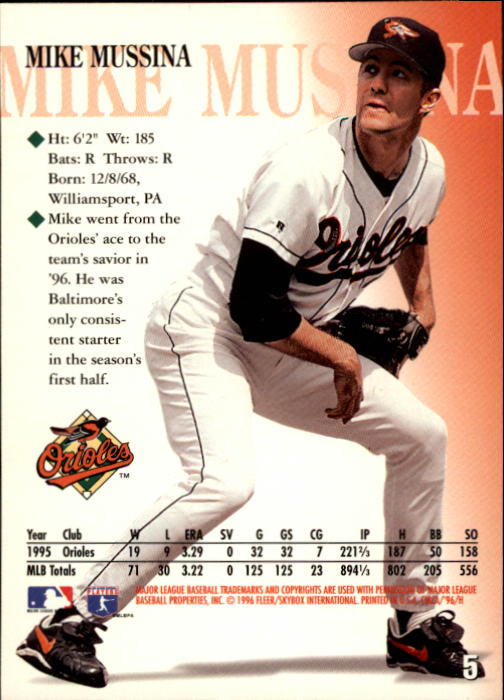 1996 Circa (Fleer/Skybox) Baseball "Main Set" Cards #1 to #200 Rookies and Vets - Picture 11 of 381