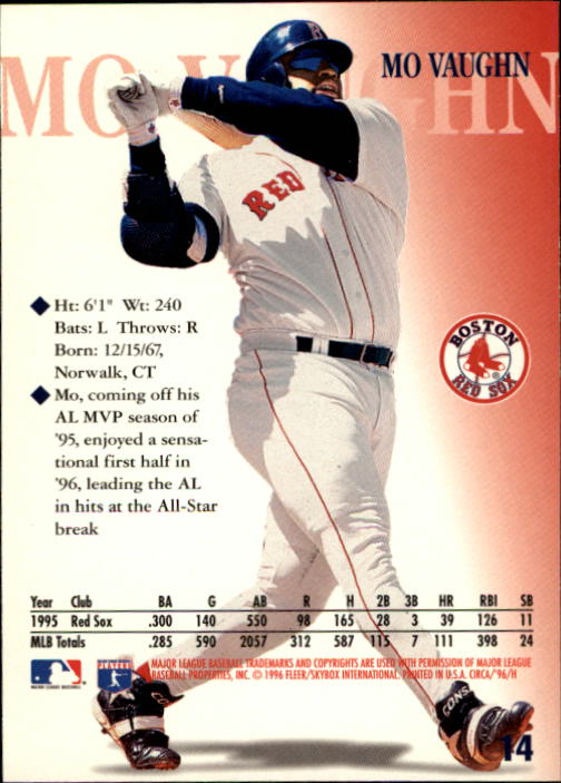 1996 Circa (Fleer/Skybox) Baseball "Main Set" Cards #1 to #200 Rookies and Vets - Picture 27 of 381