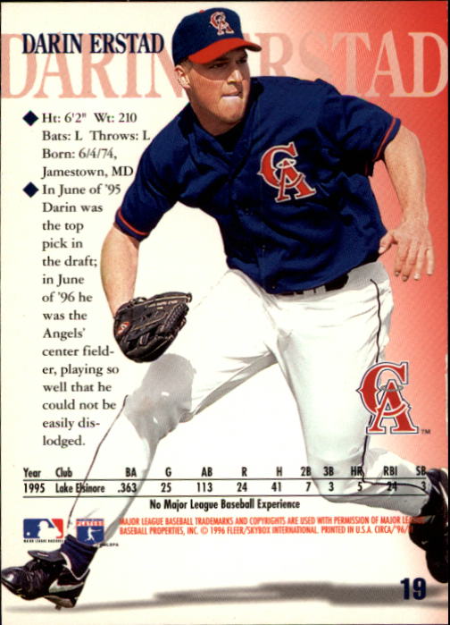 1996 Circa (Fleer/Skybox) Baseball "Main Set" Cards #1 to #200 Rookies and Vets - Picture 35 of 381