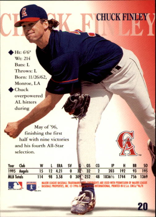 1996 Circa (Fleer/Skybox) Baseball "Main Set" Cards #1 to #200 Rookies and Vets - Picture 37 of 381