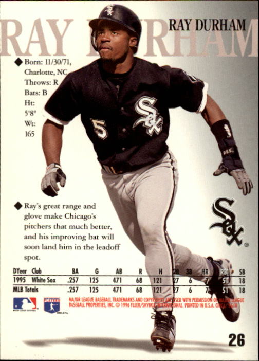 1996 Circa (Fleer/Skybox) Baseball "Main Set" Cards #1 to #200 Rookies and Vets - Picture 49 of 381