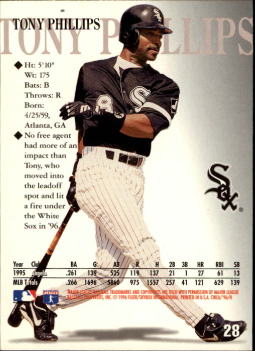 1996 Circa (Fleer/Skybox) Baseball "Main Set" Cards #1 to #200 Rookies and Vets - Picture 53 of 381