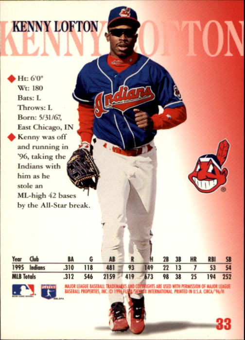 1996 Circa (Fleer/Skybox) Baseball "Main Set" Cards #1 to #200 Rookies and Vets - Picture 63 of 381
