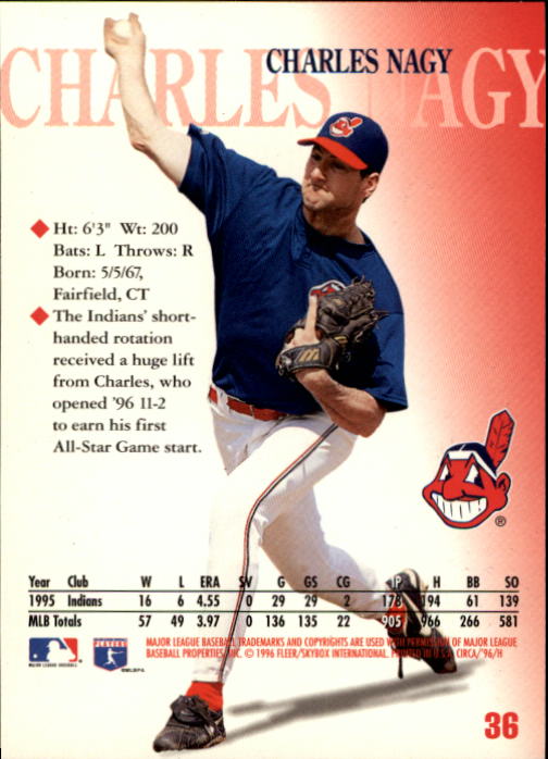 1996 Circa (Fleer/Skybox) Baseball "Main Set" Cards #1 to #200 Rookies and Vets - Picture 69 of 381