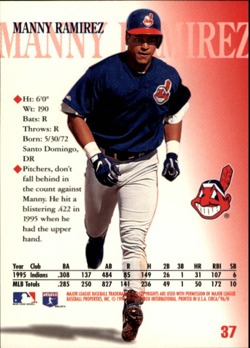 1996 Circa (Fleer/Skybox) Baseball "Main Set" Cards #1 to #200 Rookies and Vets - Picture 71 of 381
