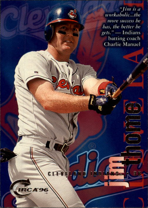 1996 Circa (Fleer/Skybox) Baseball "Main Set" Cards #1 to #200 Rookies and Vets - Picture 72 of 381