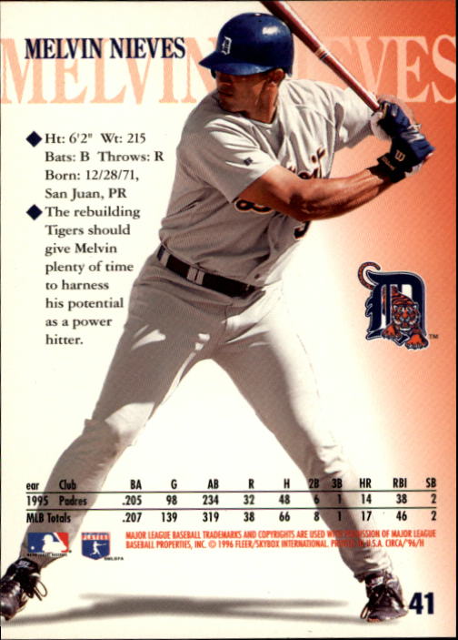 1996 Circa (Fleer/Skybox) Baseball "Main Set" Cards #1 to #200 Rookies and Vets - Picture 79 of 381