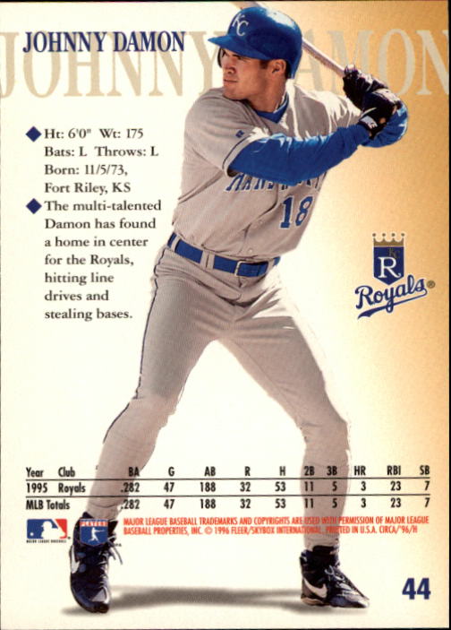 1996 Circa (Fleer/Skybox) Baseball "Main Set" Cards #1 to #200 Rookies and Vets - Picture 85 of 381