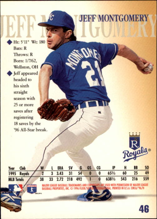 1996 Circa (Fleer/Skybox) Baseball "Main Set" Cards #1 to #200 Rookies and Vets - Picture 89 of 381