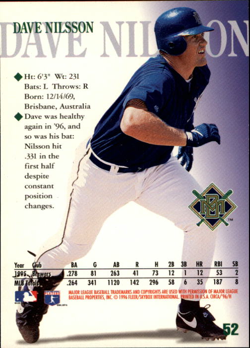 1996 Circa (Fleer/Skybox) Baseball "Main Set" Cards #1 to #200 Rookies and Vets - Picture 101 of 381