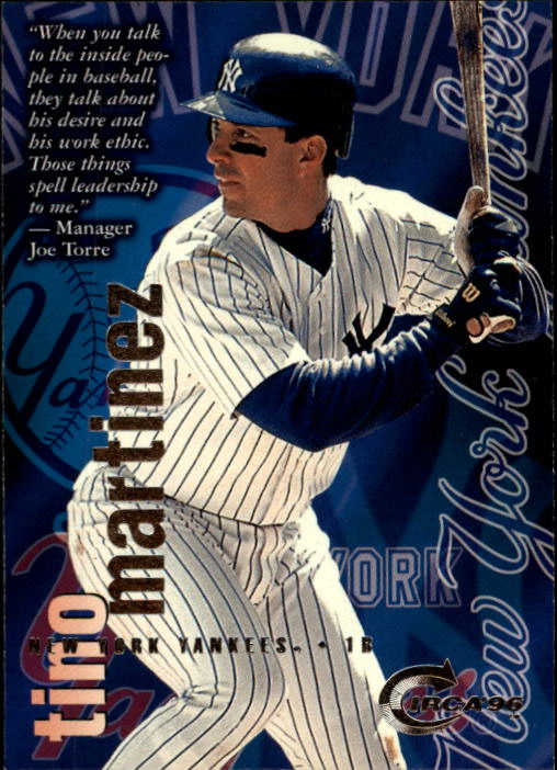 1996 Circa (Fleer/Skybox) Baseball "Main Set" Cards #1 to #200 Rookies and Vets - Picture 126 of 381