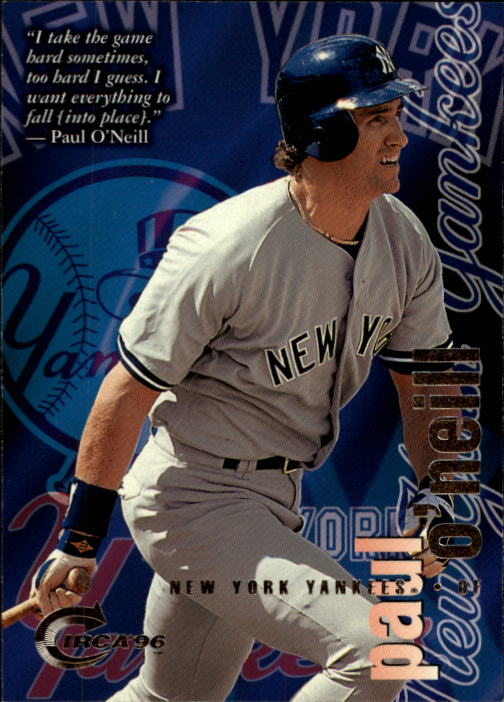 1996 Circa (Fleer/Skybox) Baseball "Main Set" Cards #1 to #200 Rookies and Vets - Picture 128 of 381