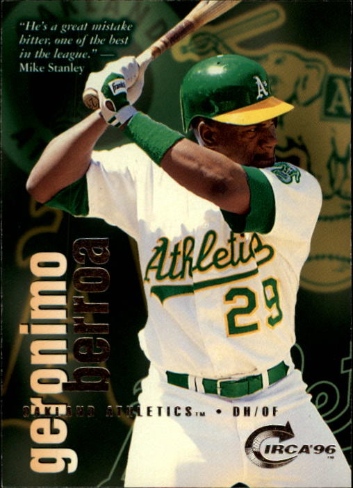 1996 Circa (Fleer/Skybox) Baseball "Main Set" Cards #1 to #200 Rookies and Vets - Picture 136 of 381