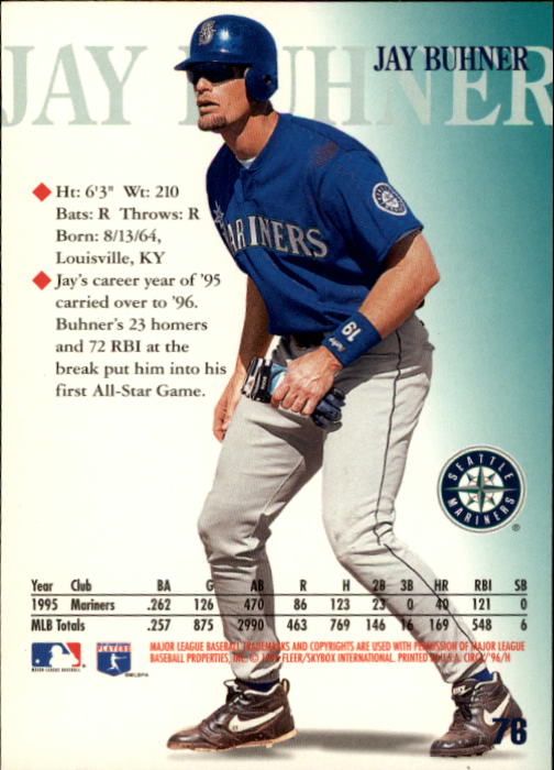 1996 Circa (Fleer/Skybox) Baseball "Main Set" Cards #1 to #200 Rookies and Vets - Picture 145 of 381