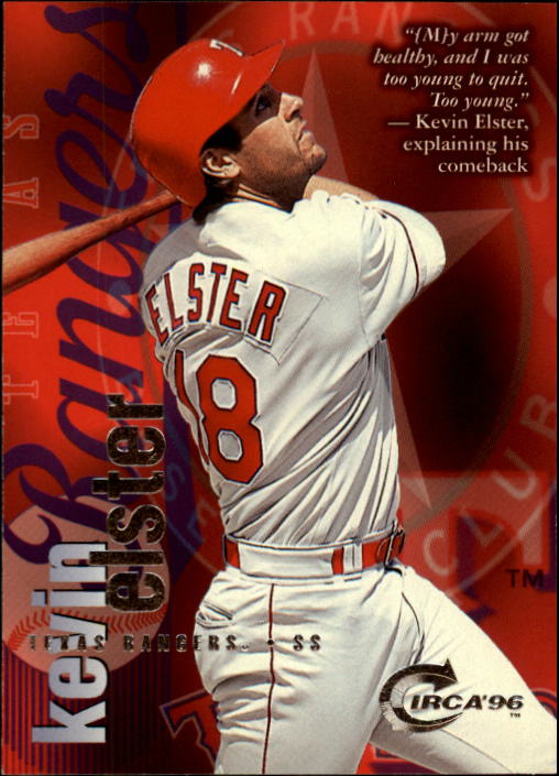 1996 Circa (Fleer/Skybox) Baseball "Main Set" Cards #1 to #200 Rookies and Vets - Picture 162 of 381
