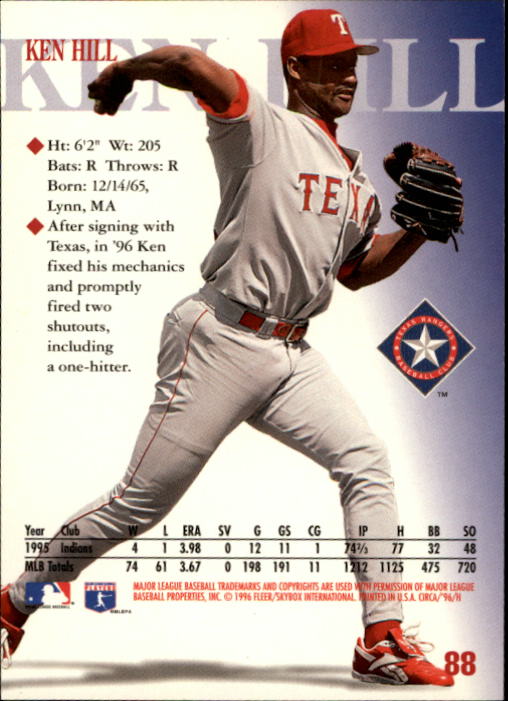 1996 Circa (Fleer/Skybox) Baseball "Main Set" Cards #1 to #200 Rookies and Vets - Picture 169 of 381