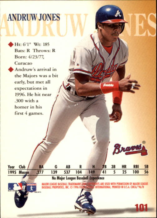 1996 Circa (Fleer/Skybox) Baseball "Main Set" Cards #1 to #200 Rookies and Vets - Picture 195 of 381
