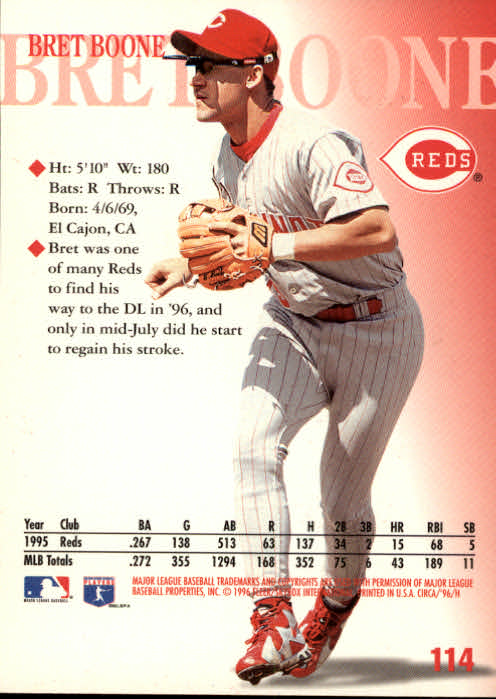 1996 Circa (Fleer/Skybox) Baseball "Main Set" Cards #1 to #200 Rookies and Vets - Picture 219 of 381