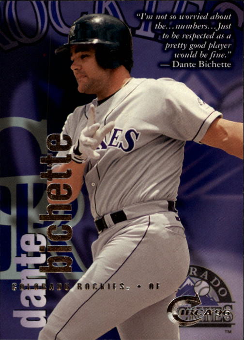1996 Circa (Fleer/Skybox) Baseball "Main Set" Cards #1 to #200 Rookies and Vets - Picture 230 of 381